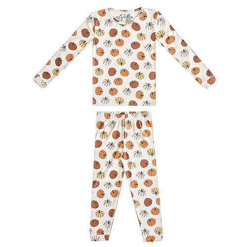 Copper Pearl Two Piece Long Sleeve Toddler Pajamas PJ Sets for Boys and Girls - Adorable Pattern Pajamas, Breathable Fabric to Keep Cool While Sleeping, Sizes 12 Months to 5T - Karver | Amazon (US)