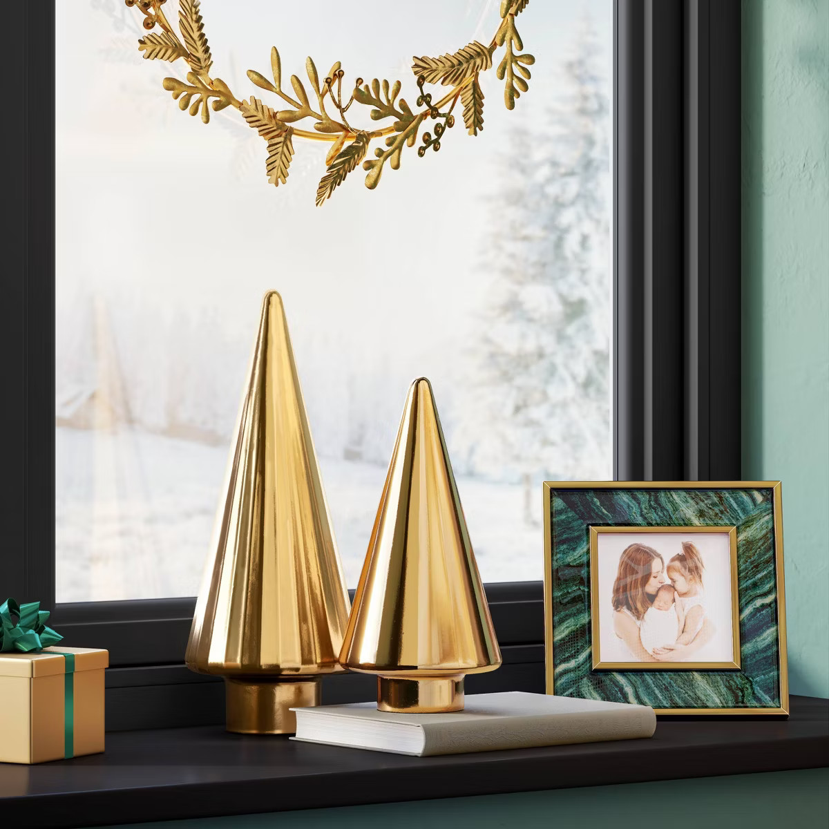 Christmas Medium Glass Tree Gold - Threshold™ | Target