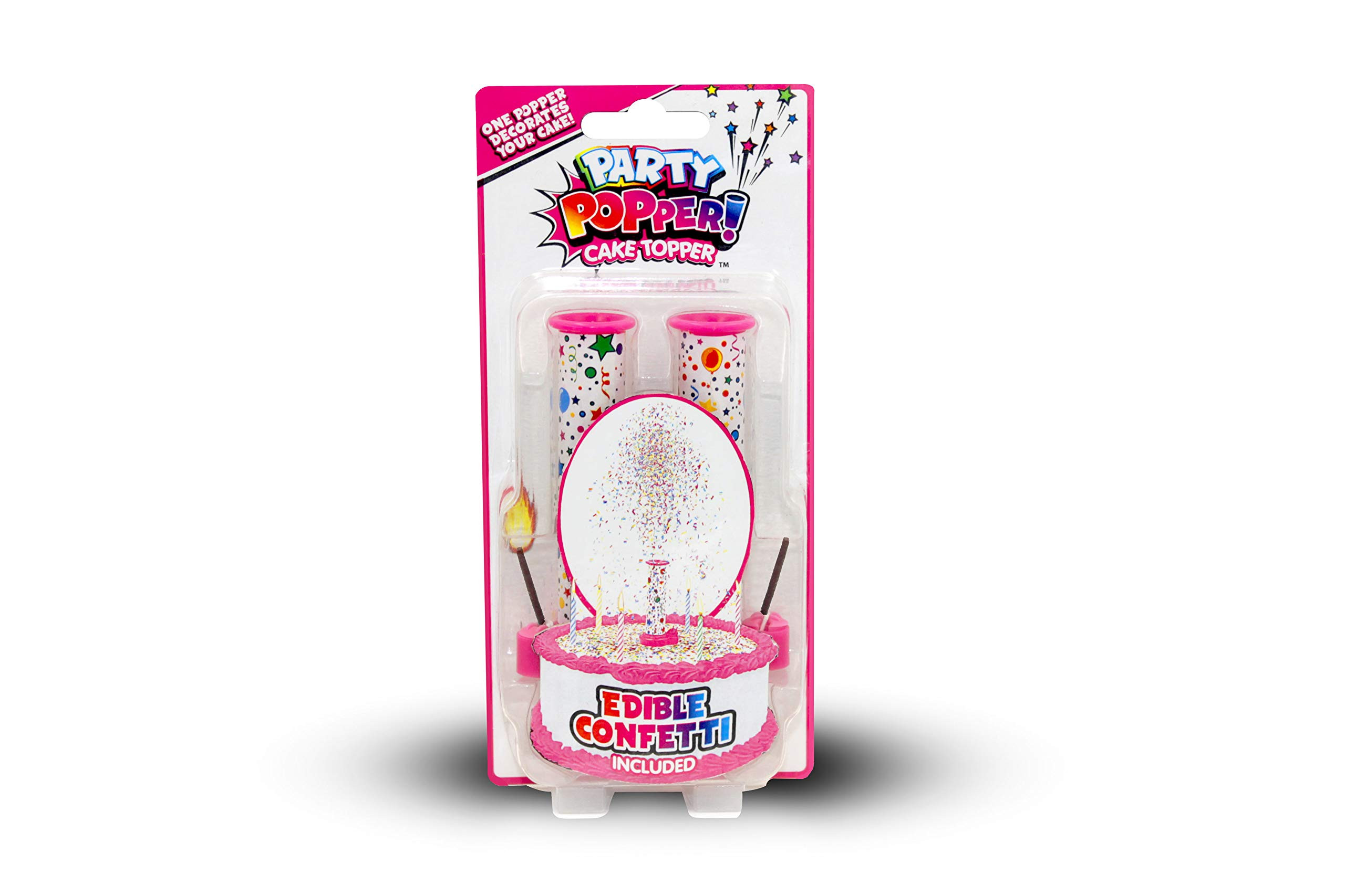 BEST PARTY EVER! Confetti Candle Cake Topper, Shower Cakes in Edible Sprinkles, Fun Way to Celebr... | Amazon (US)