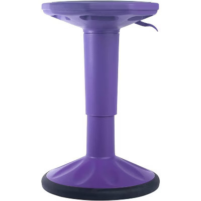 Bintiva Adjustable Wobble Stool – Curved Base for Active Sitting and Core Engagement – Purple | Target