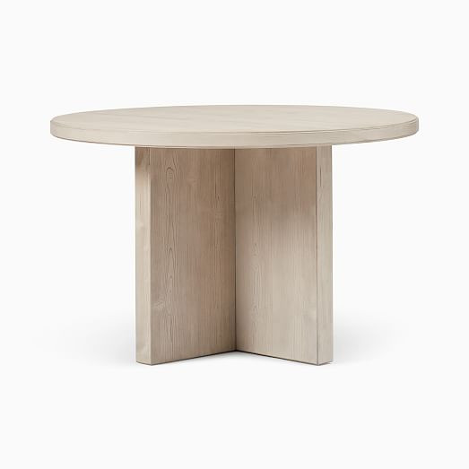 Santa Rosa Round Dining Table (48", 56") | West Elm (US)