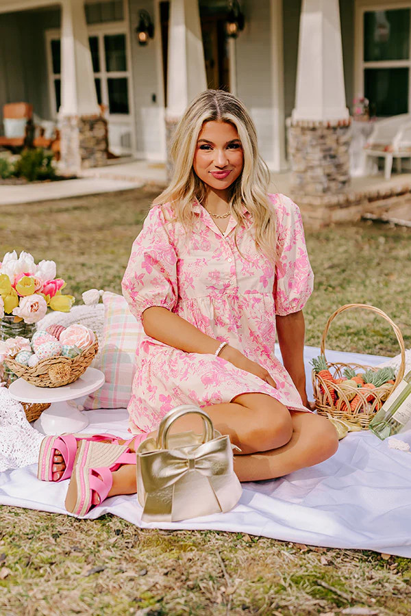 Botanical Blooms Floral Mini Dress | Impressions Online Boutique