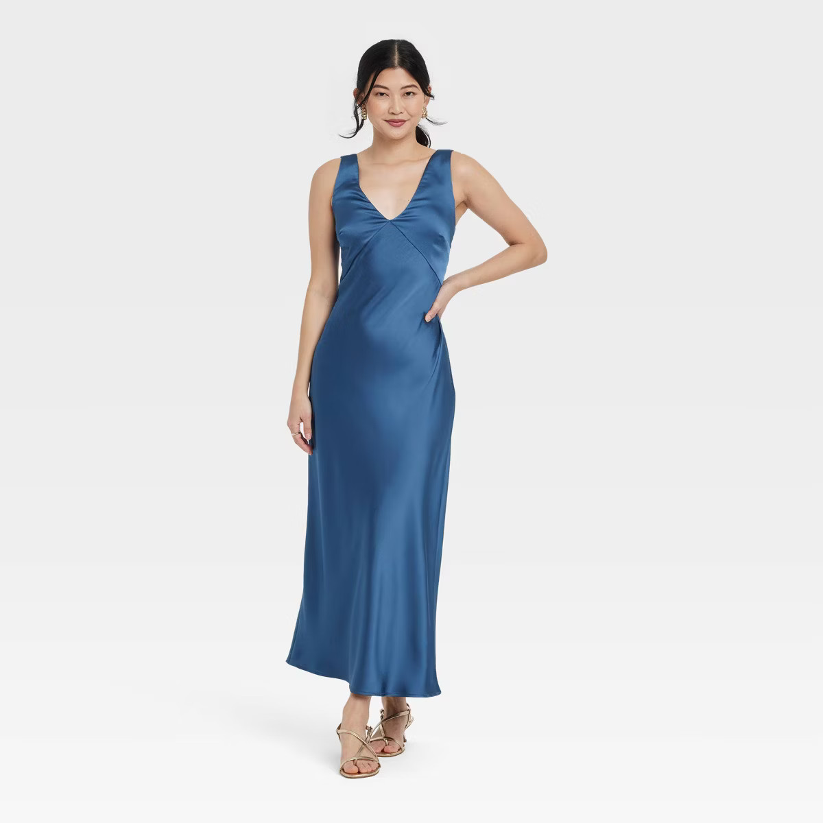 Women's Satin Slip Maxi Dress - A New Day™ | Target