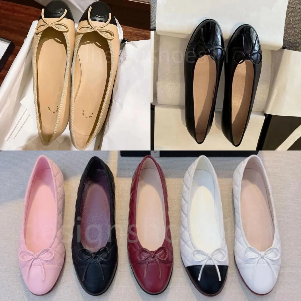 Save Big on Bulk Leather Ballet Flats Shoes Ballet Flats Designer Shoes Paris Luxury Dress Shoes ... | DHGate
