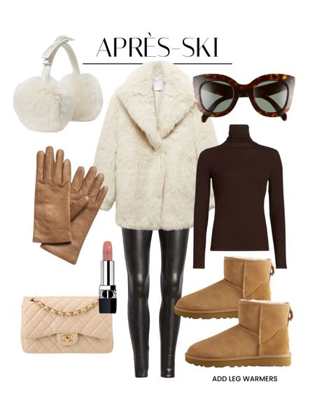 Après Ski outfit idea. I love these ear muffs and oversized faux fur coat. 

#LTKstyletip #LTKSeasonal #LTKtravel