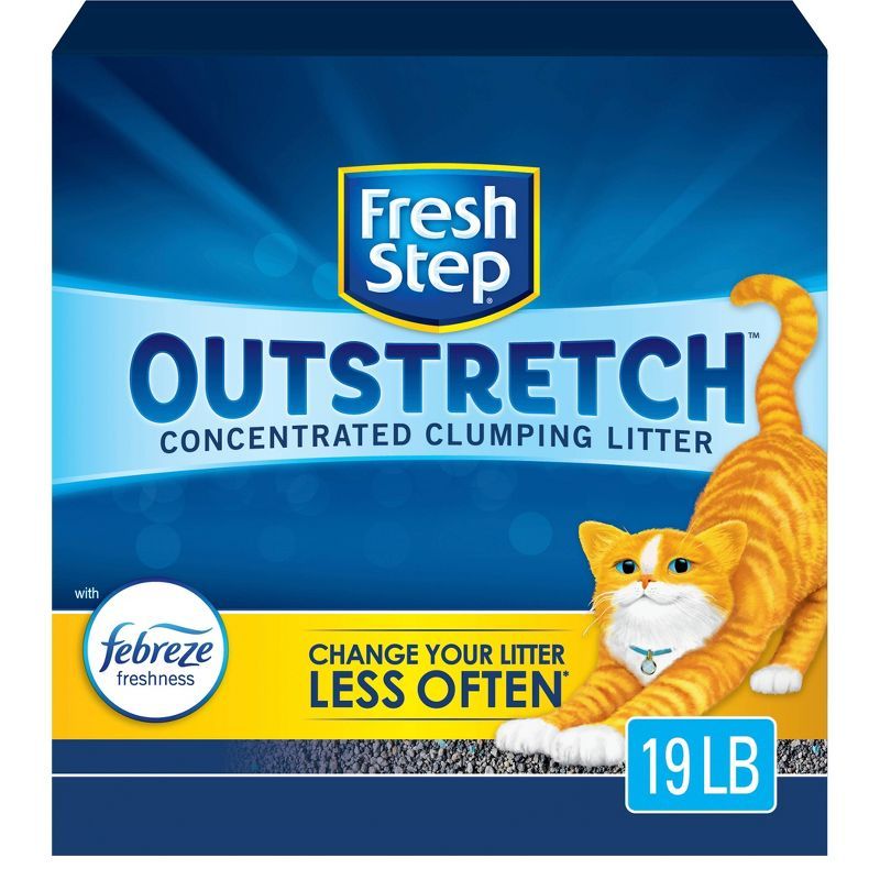 Fresh Step Outstretch Febreze Scented Cat Litter - 19lbs | Target