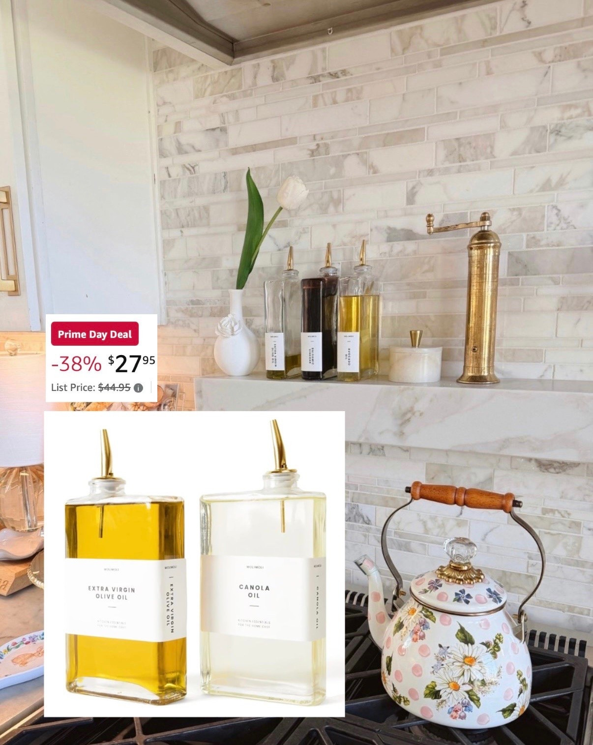 my oil dispensers I use all the time are on sale for Amazon prime day right now they come in sets of 2 and 4!!

#amazonfinds #amazon #kitchenaesthetic #kitchenfinds #weddingregistry #kitchenorganization #primeday #amazonprimeday #primedaydeals

#LTKfoodie #LTKHome #LTKSaleAlert