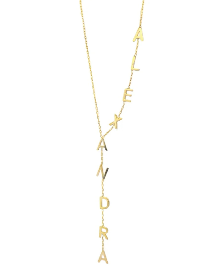 Lariat Name Necklace | Shop Alexandra Madison