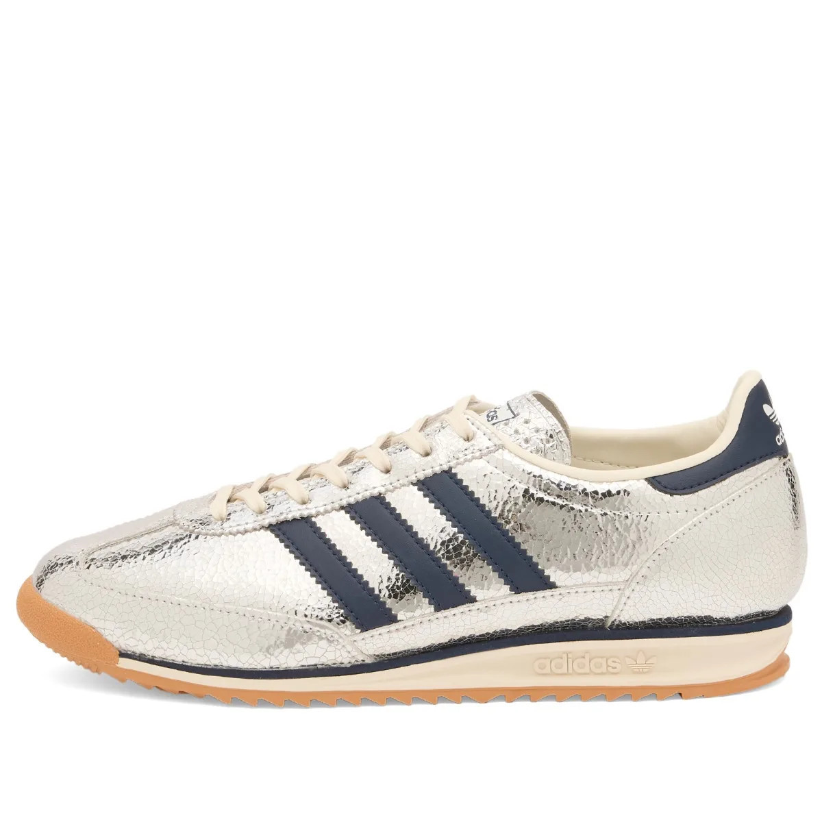 Adidas Women's SL 72 OG W in Silver Met/Collegiate Navy/Off White, Size UK 7.5 | END. Clothing