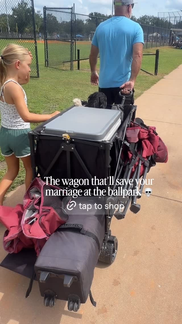 The wagon that'll save your marriage at the ballpark 💀