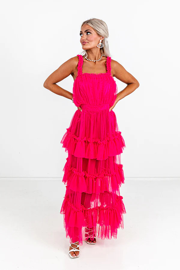 Escape The Ordinary Tulle Midi | Impressions Online Boutique