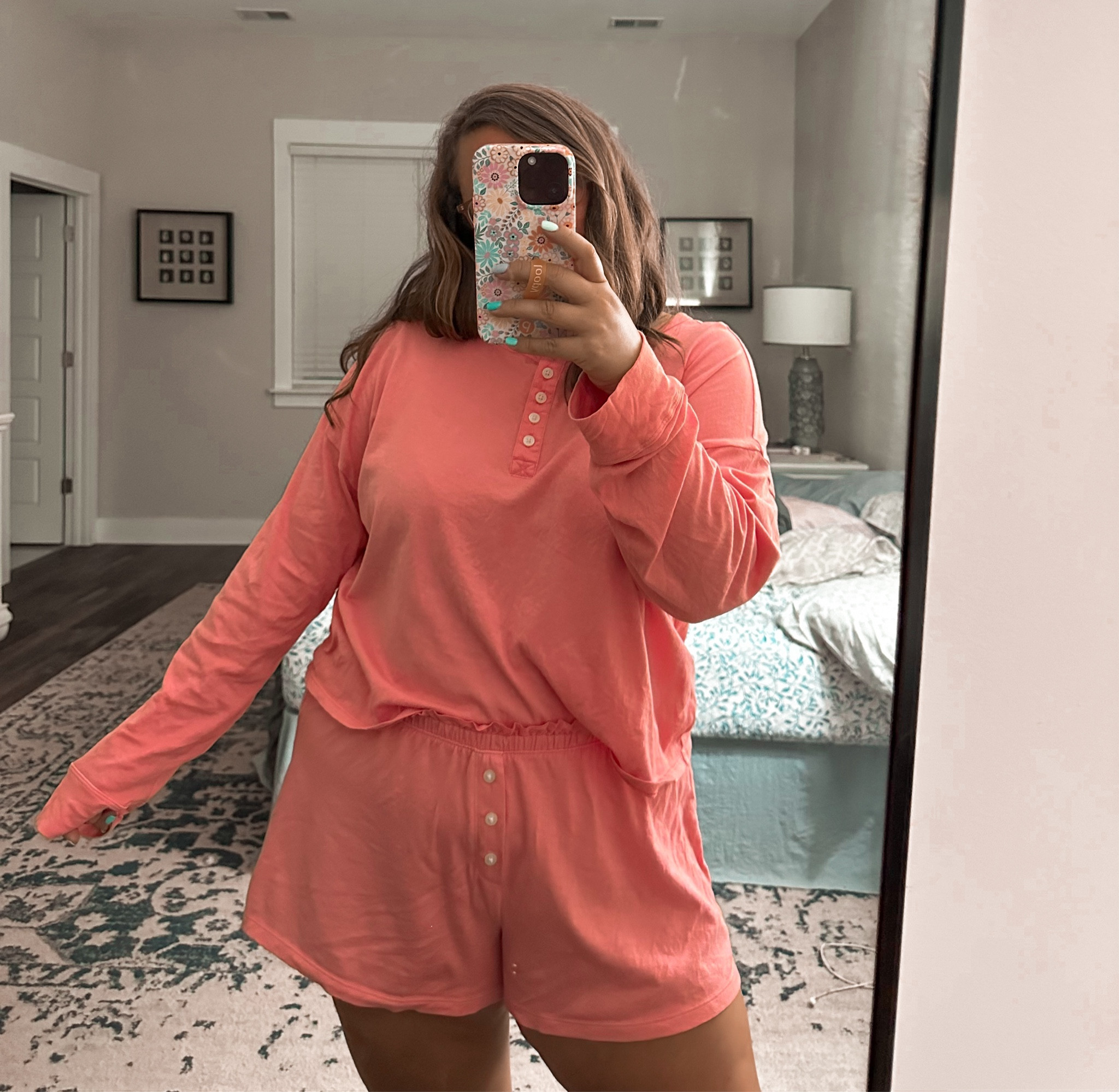 Really been into matching pjs lately 💁🏼‍♀️

Wearing a size large in both pieces 

#LTKFindsUnder50 #LTKMidsize #LTKSaleAlert