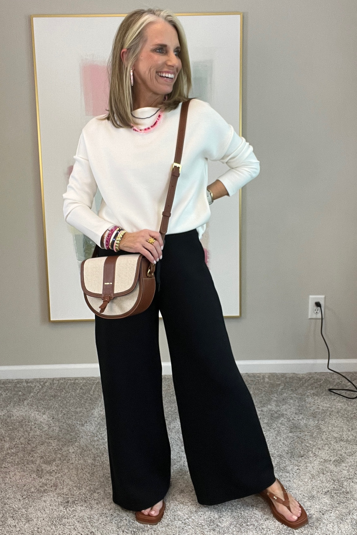 Two of my favorite Spanx pieces!!! 
Wearing small top and MP pants 
Use code LISAXSPANX 
Use COAST on sandals 
Use COAST20 on Allie + Bess 

#LTKover40 #LTKfindsunder100 #LTKstyletip