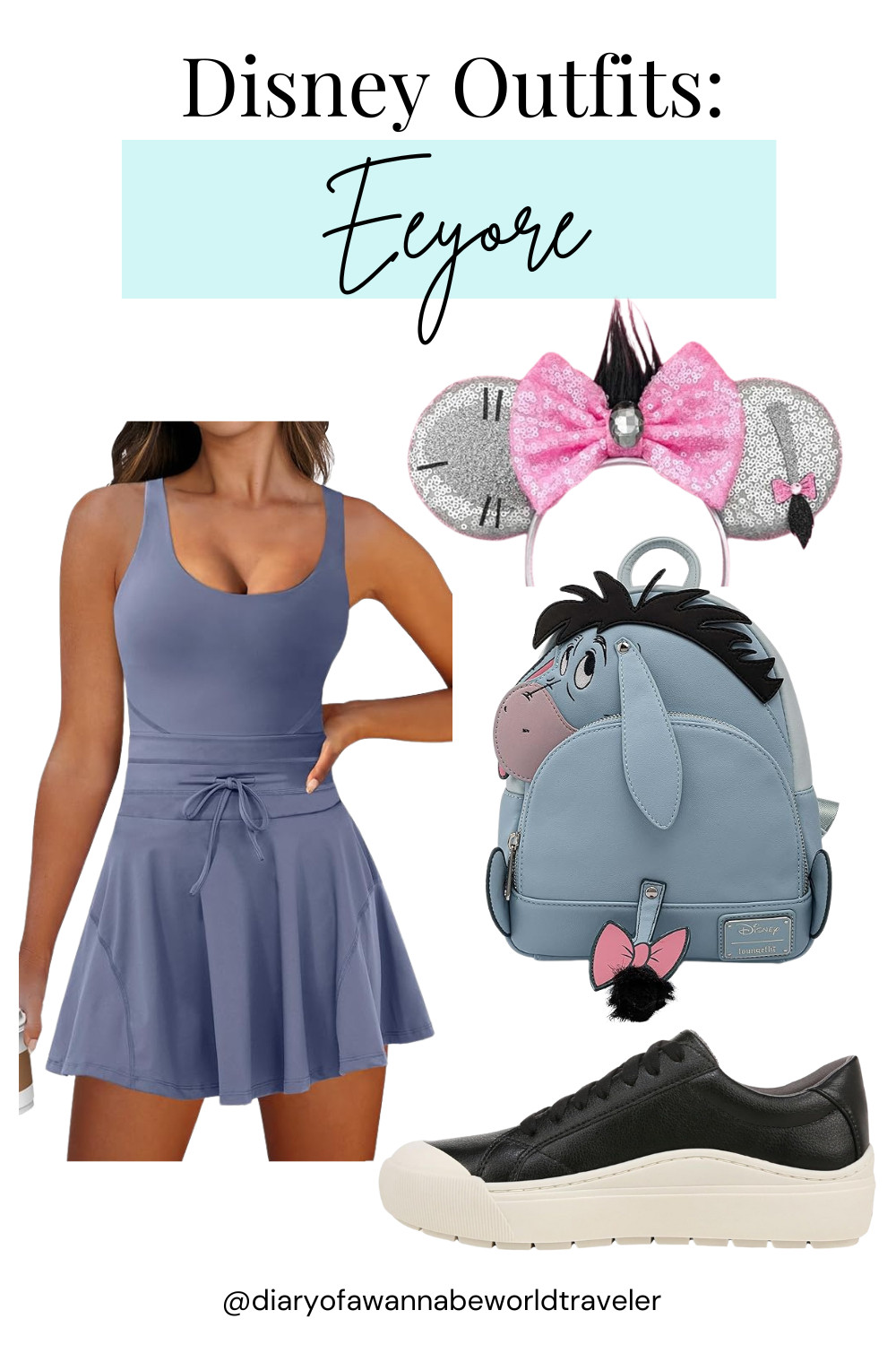 Thanks for noticing me… in this cozy Eeyore-inspired look 💙☁️ Perfect for laid-back park days, soft & subtle Disneybounds, or bringing a little lovable gloom to your magical adventures. Tap to shop the full outfit!

Eeyore outfit, Winnie the Pooh Disneybound, Disney outfit ideas, what to wear to Disney, cozy Disney style, Eeyore Disneybound, theme park outfit, outfits for Disney World, soft Disney look, cute character outfit, moody Disney fashion 

 #LTKSummerEdit #LTKStyleTip #LTKTravel