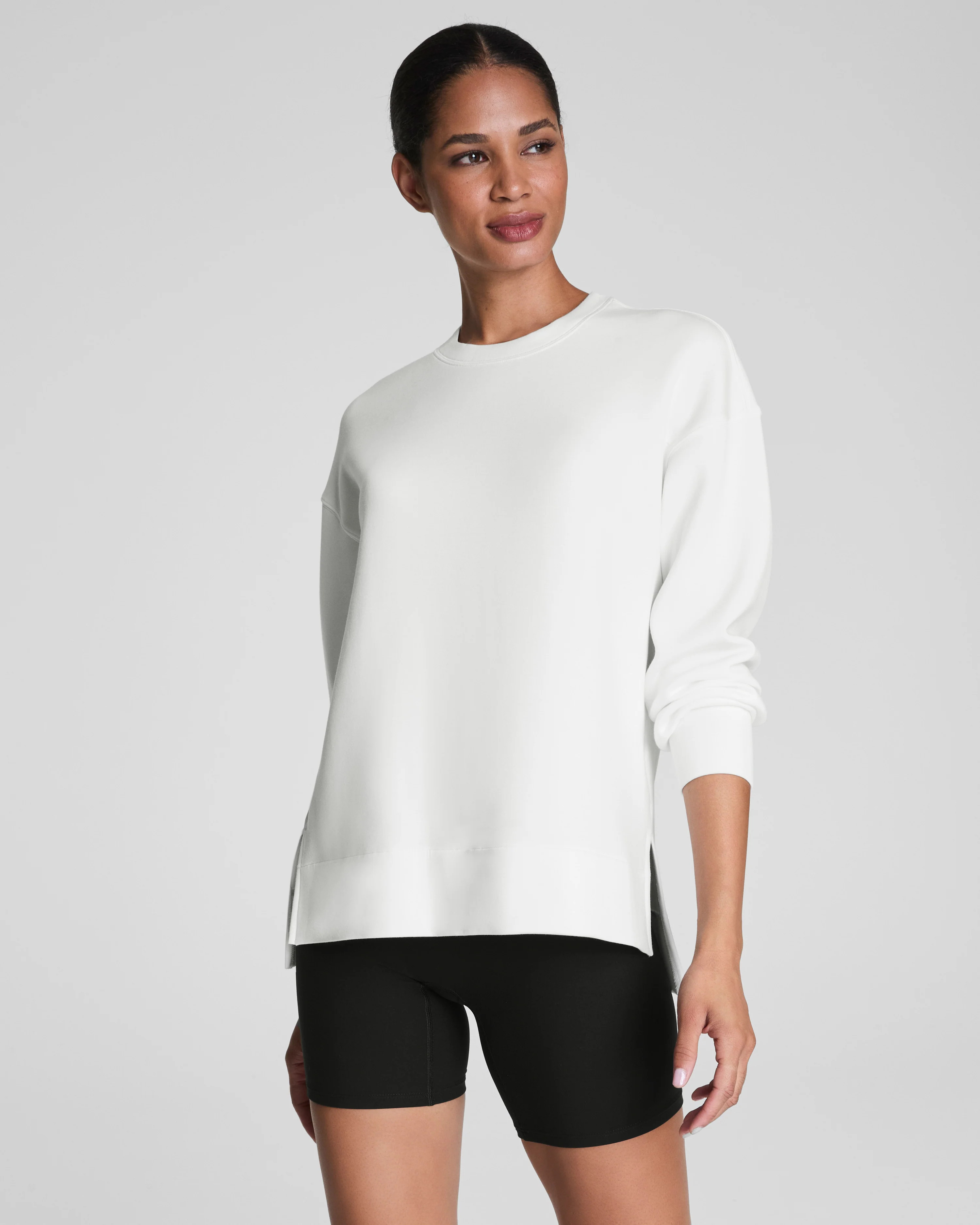AirEssentials Crewneck Tunic with Booty Coverage | SPANX | Spanx
