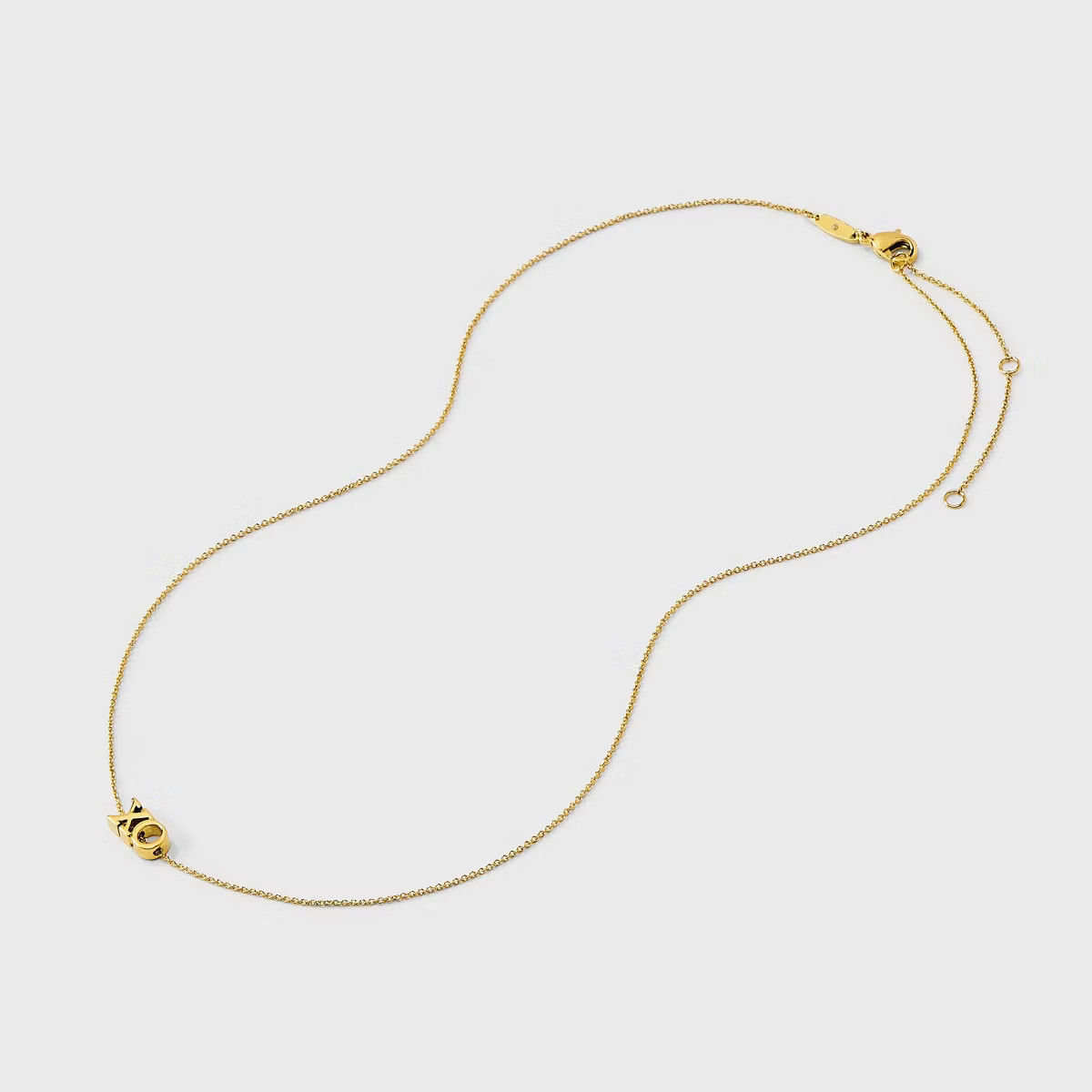 Tiny Tags Silver Plated XO Pendant Necklace | Target
