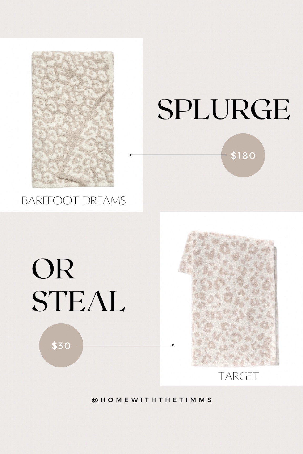 Splurge vs. Save - Barefoot Dreams Blanket & New Target Blanket

Home decor, throw blanket, living room, bedroom

#LTKFind #LTKhome #LTKSeasonal