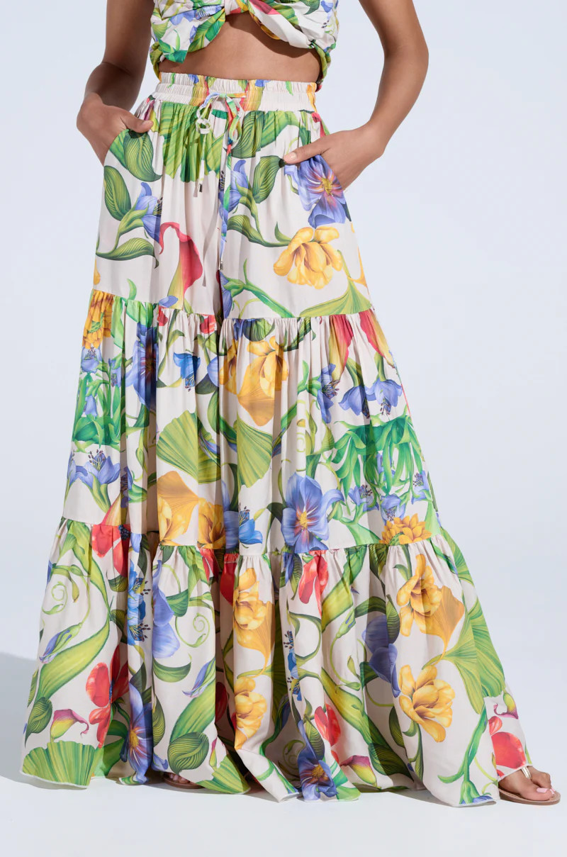 INTO THE GARDEN PALAZZO PANT | AKIRA