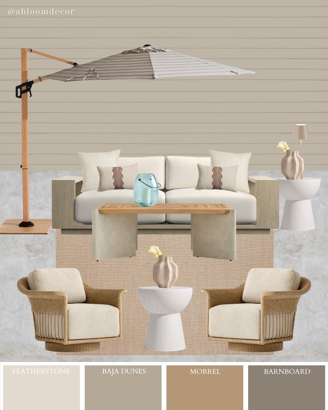 Relaxed Cream and Natural Outdoor Living Space Design

#LTKHome