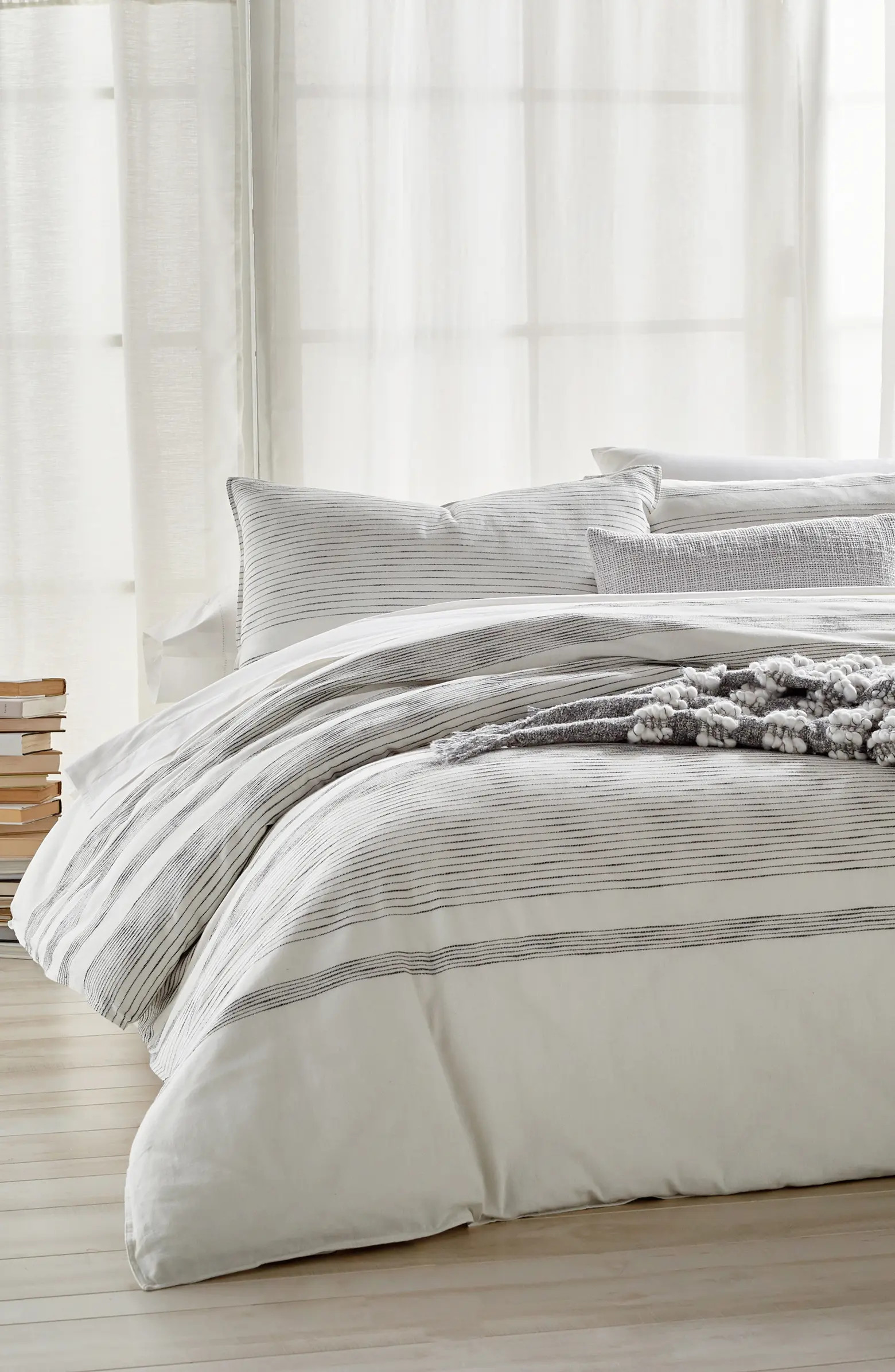 Pure Woven Stripe Duvet | Nordstrom