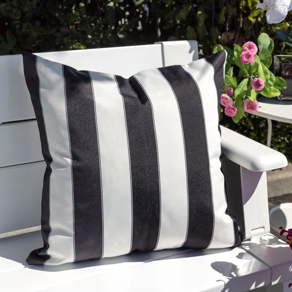 Moraga Outdoor Striped Throw Pillow (Set of 2) | Wayfair North America