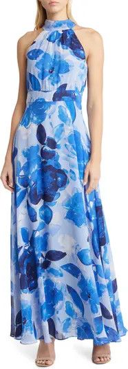 Flora Halter Neck Maxi Dress | Nordstrom