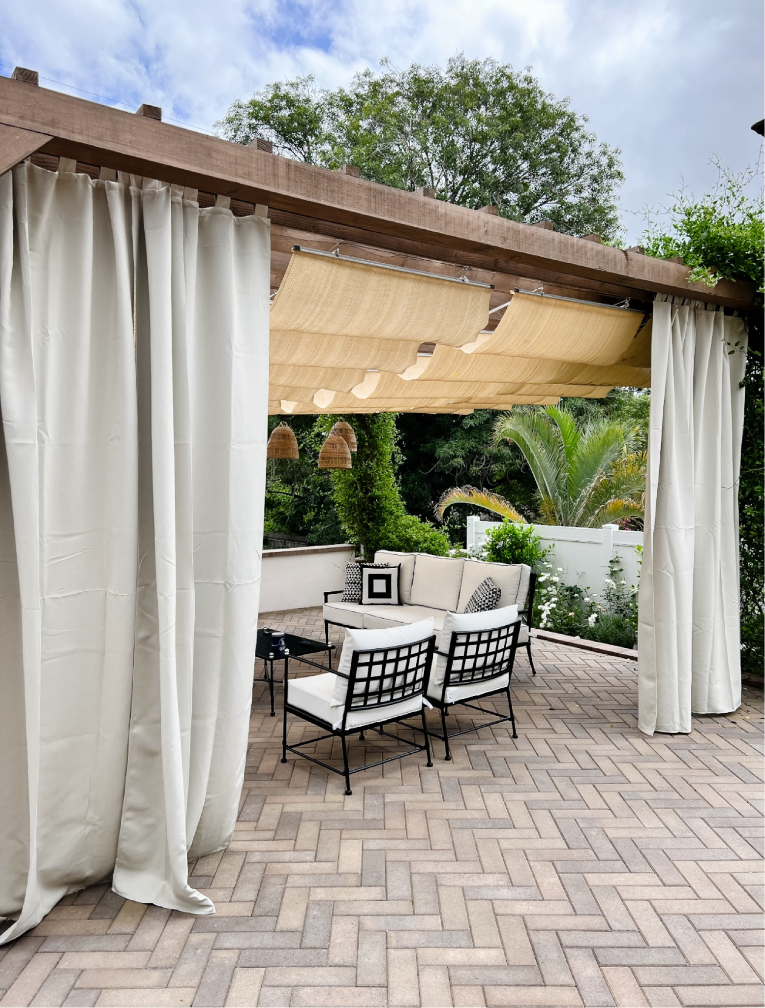 These amazing outdoor curtains from Amazon are the perfect fit in our courtyard pergola!  It’s perfect to block the sun in the early evening!  

#LTKHome #LTKStyleTip