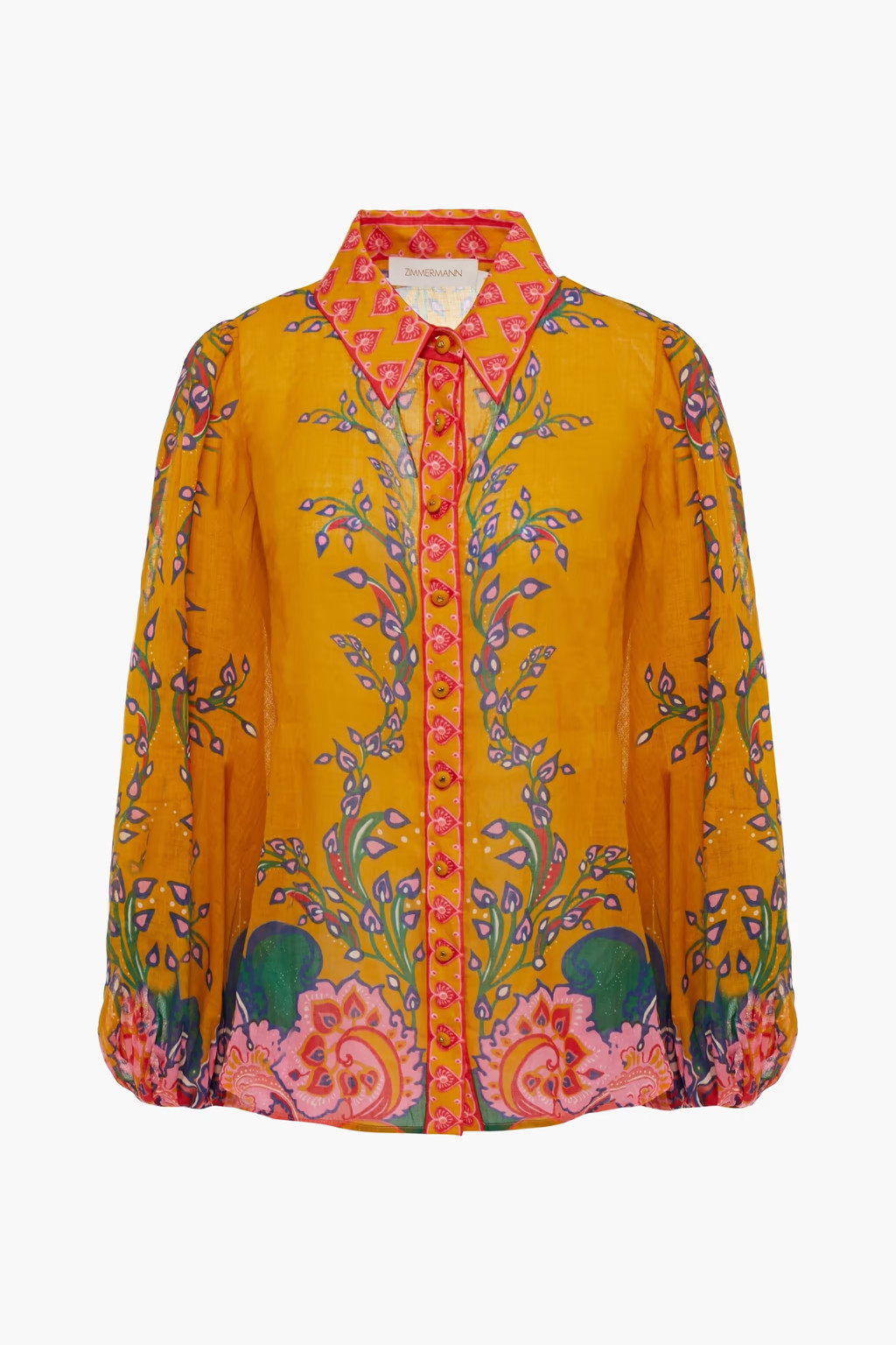 Printed ramie shirt | The Outnet (UK and Europe)