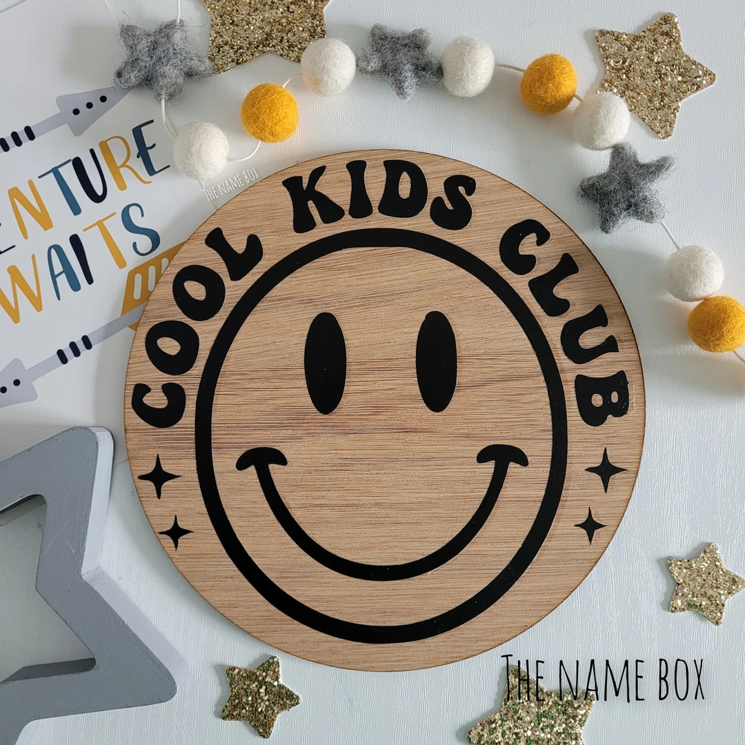 Cool Kids Club Kids Room Wall Decor - Etsy UK | Etsy (US)