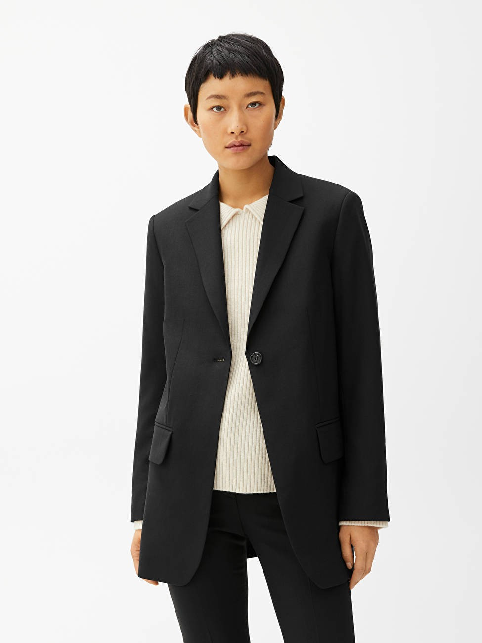 Wool Blend Twill Blazer | ARKET (US&UK)