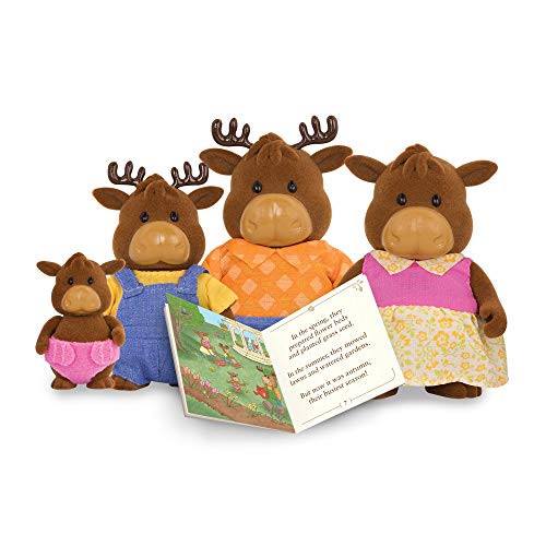 Lil Woodzeez Moose Family Set Vanderhoof Moose With Storybook 5Pc Toy Set With Miniature Animal F... | Walmart (US)