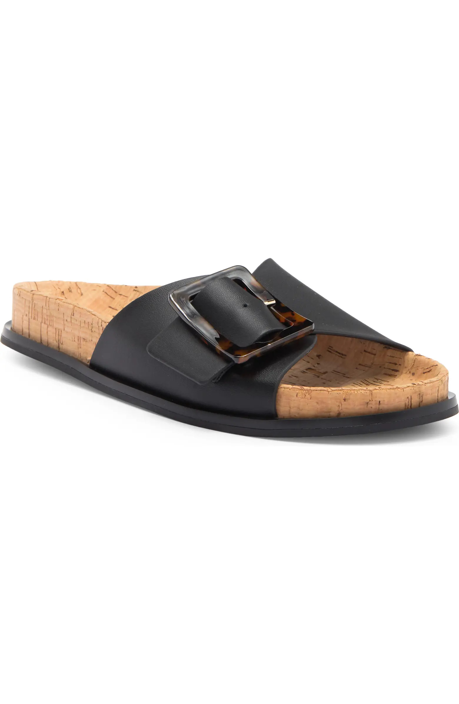 NORDSTROM RACK Evelina Buckle Slide Sandal (Women) | Nordstromrack | Nordstrom Rack