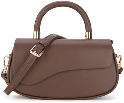 Milan Chiva Small Elegant Top Handle Purses for Women Mini Handbags Cute Crossbody Purse | Amazon (US)