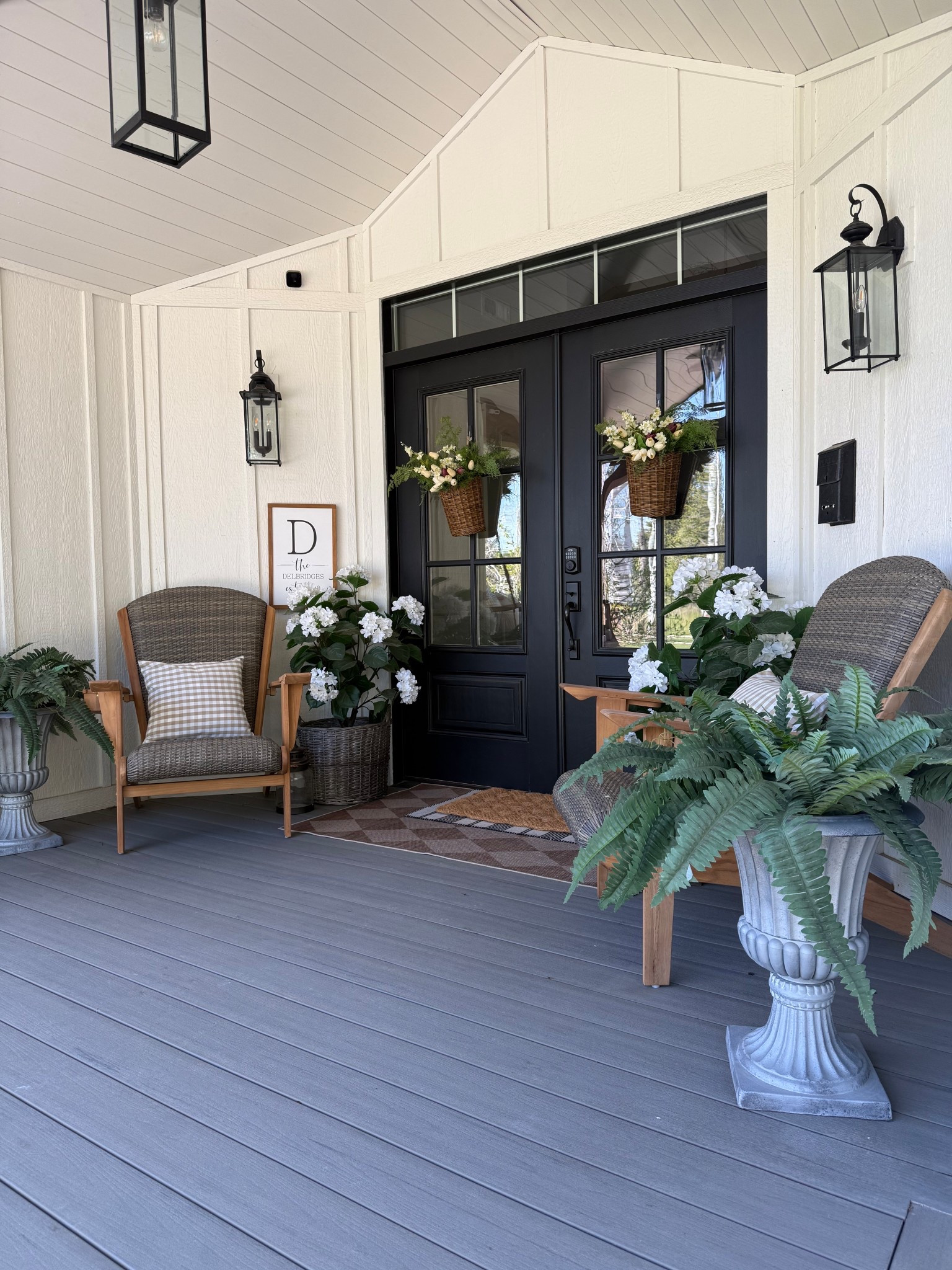 Spring Cottagecore Farmhouse Porch 