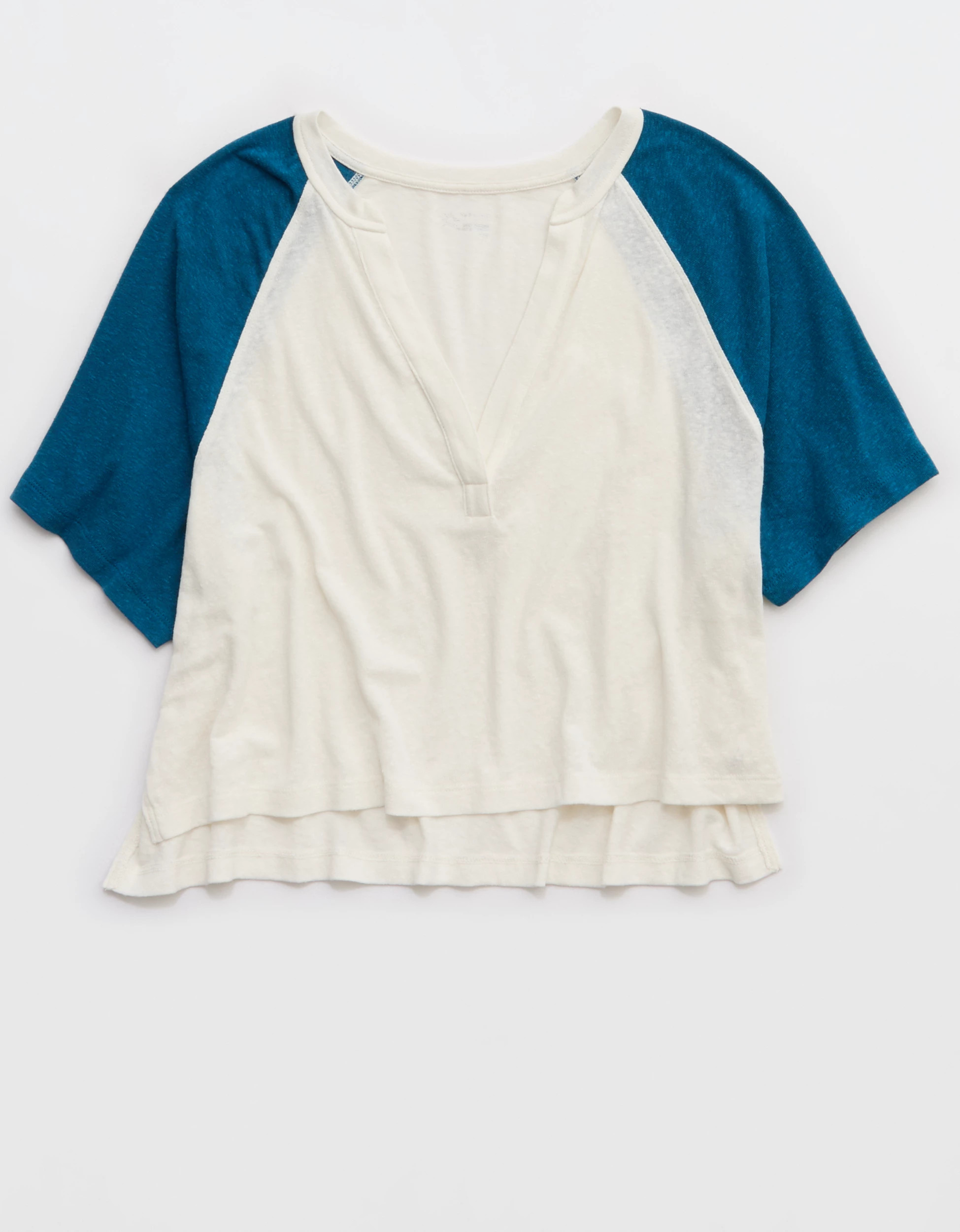 OFFLINE By Aerie Bouncy Cotton Colorblock T-Shirt | Aerie