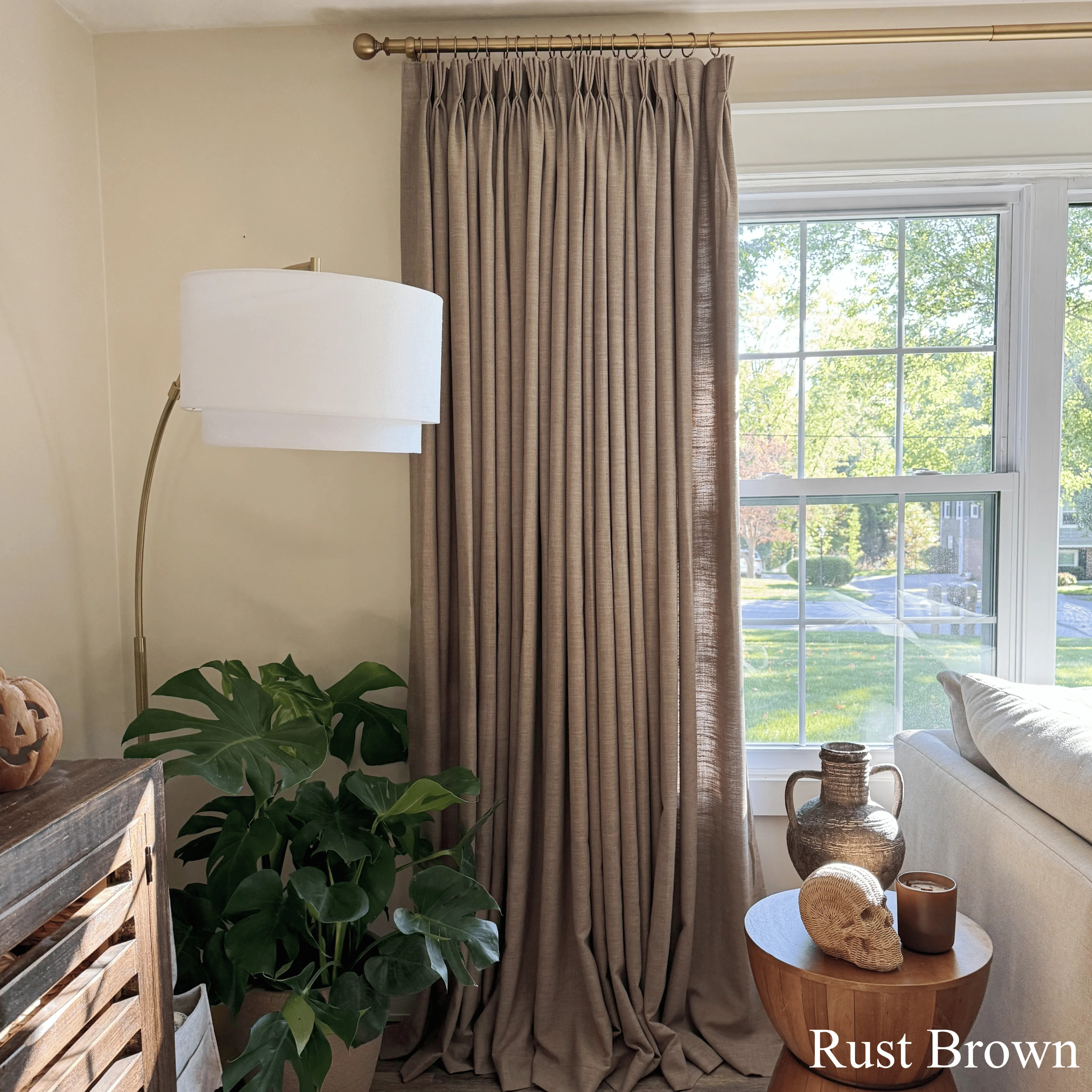 Lily Linen Curtains & Drapes Pleated | NeutralCurtains