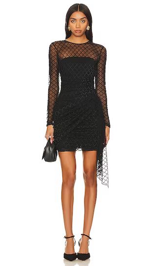 Jasmine Mini Dress in Black | Revolve Clothing (Global)