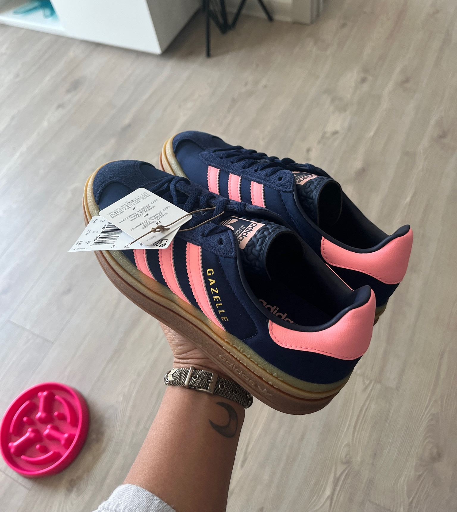 Add ideas true pink gazelle bold 

#LTKShoeCrush #LTKStyleTip