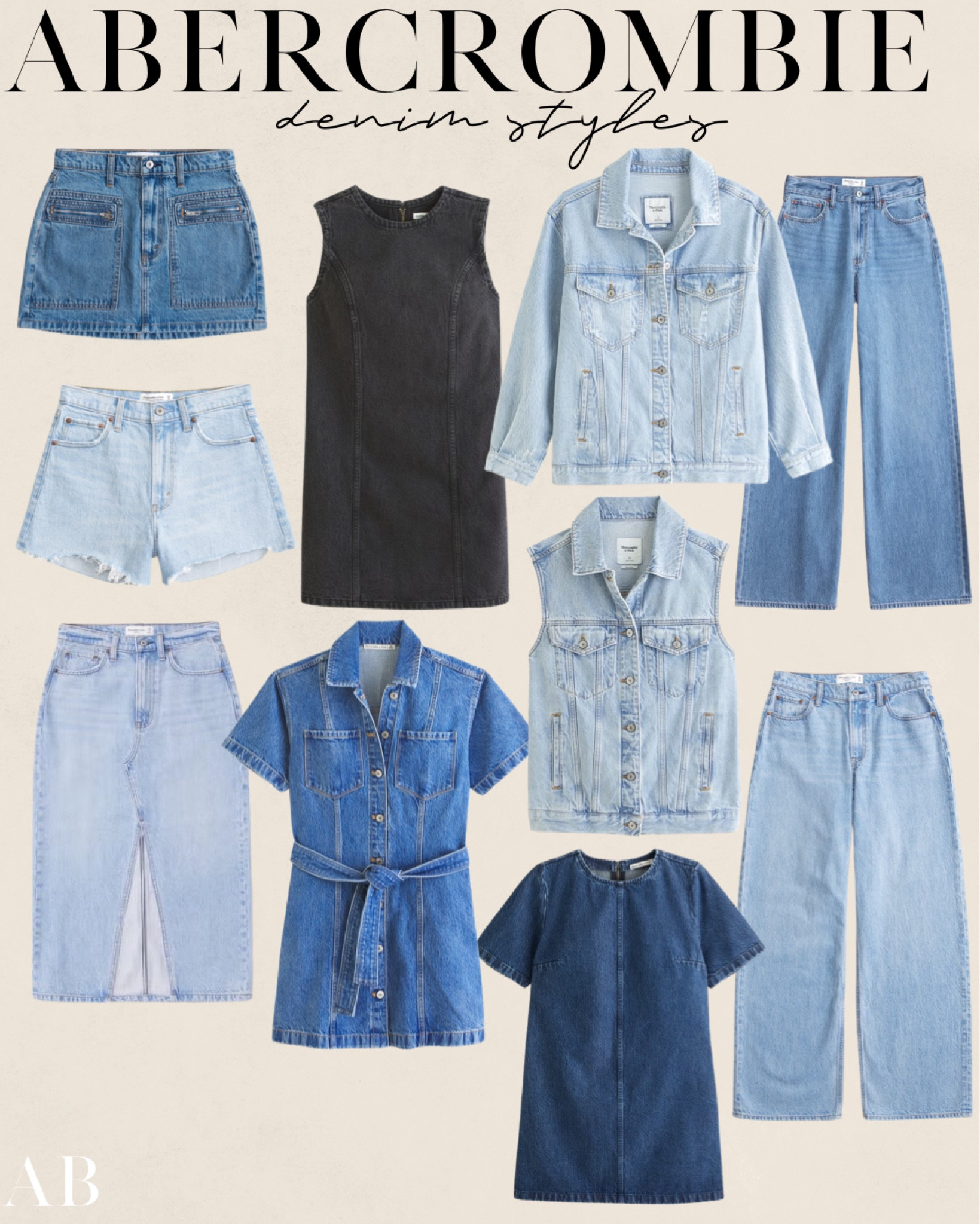 Abercrombie denim styles on sale code AFBELBEL 

#LTKxAF #LTKFindsUnder100 #LTKFindsUnder50