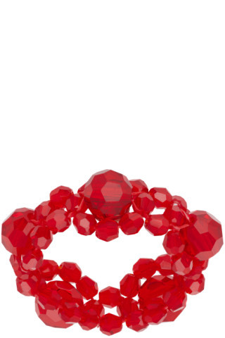 Red Daisy Chain Ring | SSENSE
