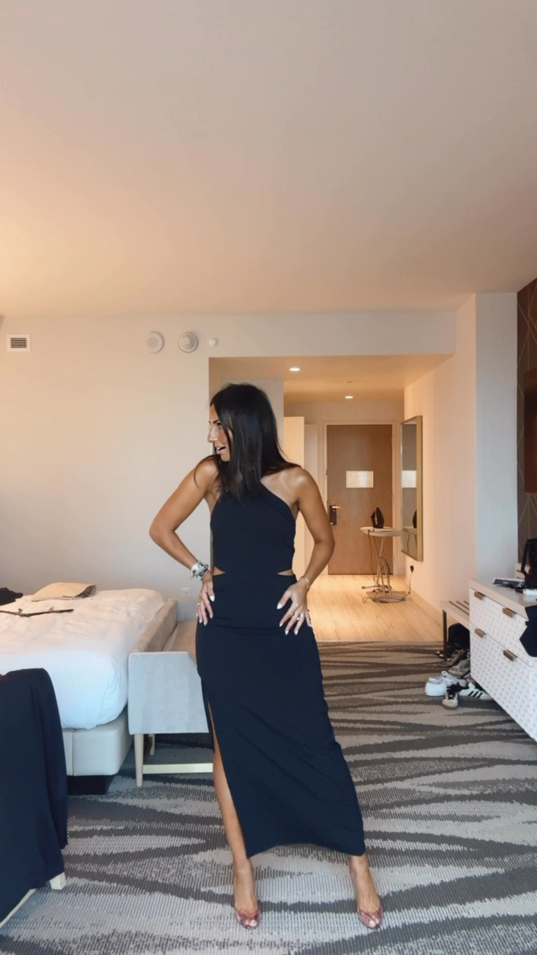 Buy the dress 🖤 wearing size small, fits true to size 

#LTKWedding #LTKOver40 #LTKFindsUnder100