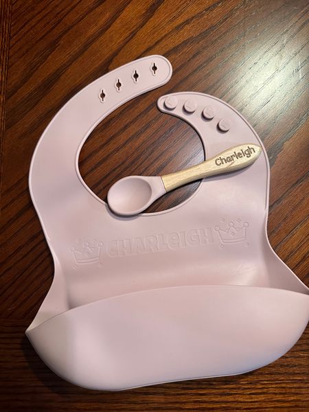 Baby gift | baby shower gift | baby bib | baby spoon | rubber bib | rubber spoon | personalized baby gift | personalized bib | personalized baby spoon 

#LTKBaby #LTKKids #LTKBump