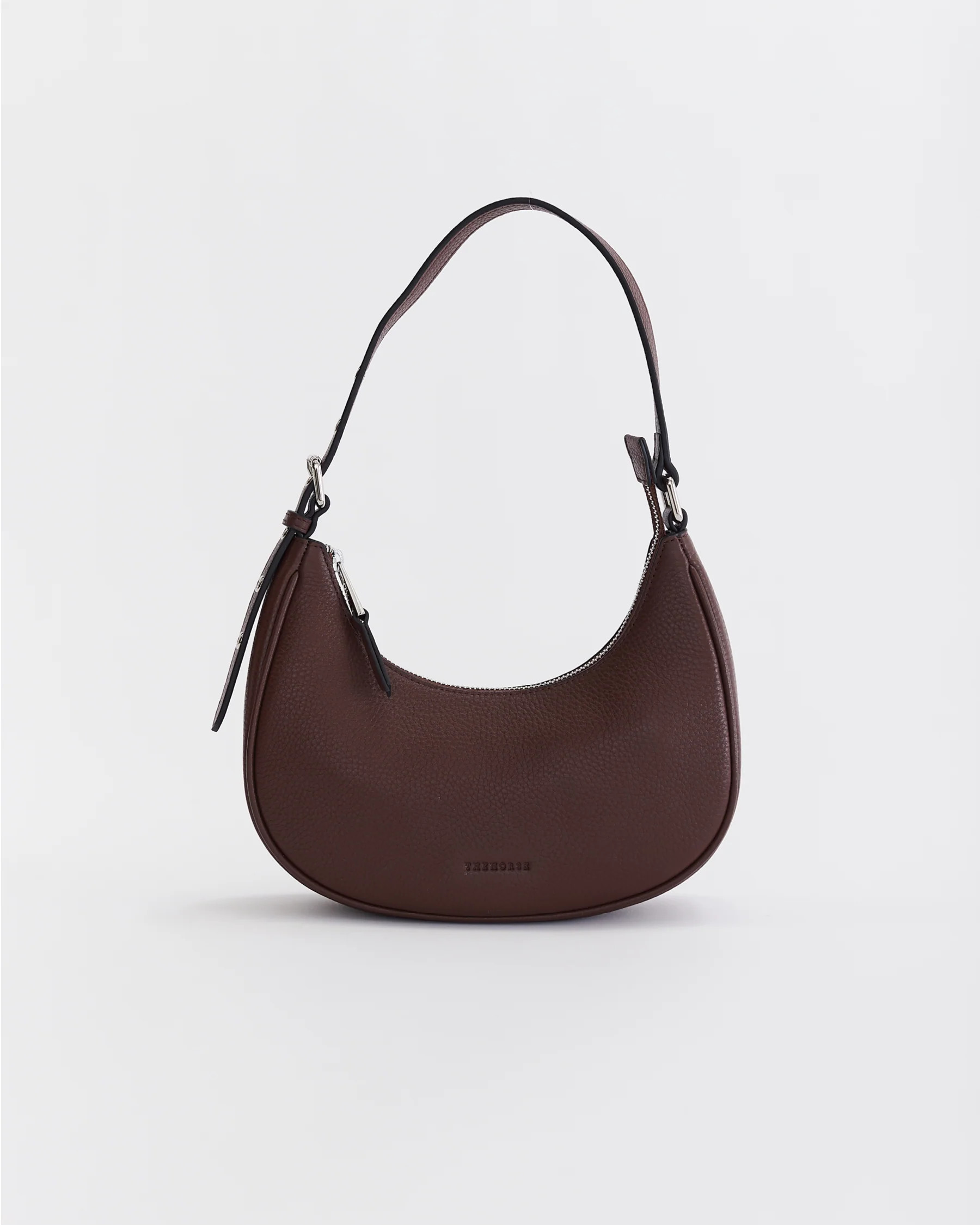 Friday Bag: Leather Crescent Bag in Coffee | The Horse (US, AU, UK, NZ)