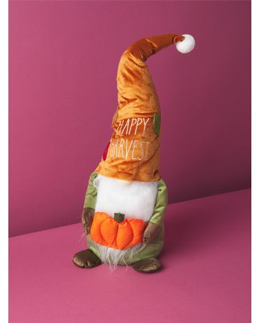 19in Happy Harvest Plush Gnome | Seasonal Decor | HomeGoods | HomeGoods