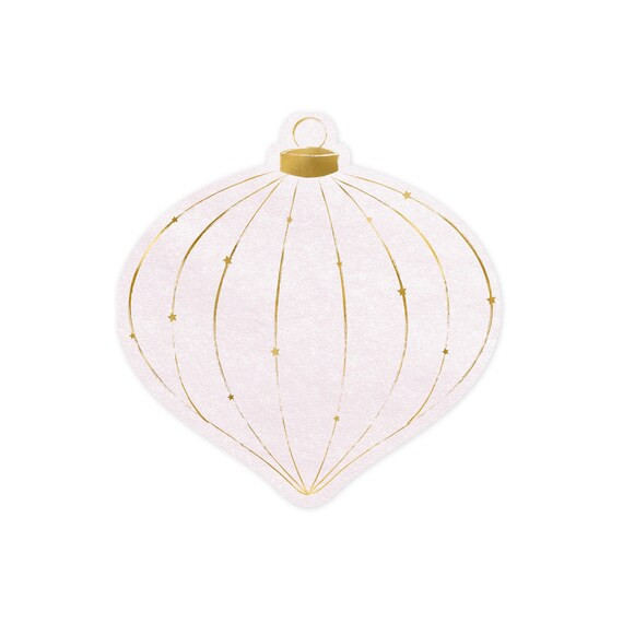 Christmas Ornament Napkins Pink Christmas Bauble Napkins - Etsy | Etsy (US)