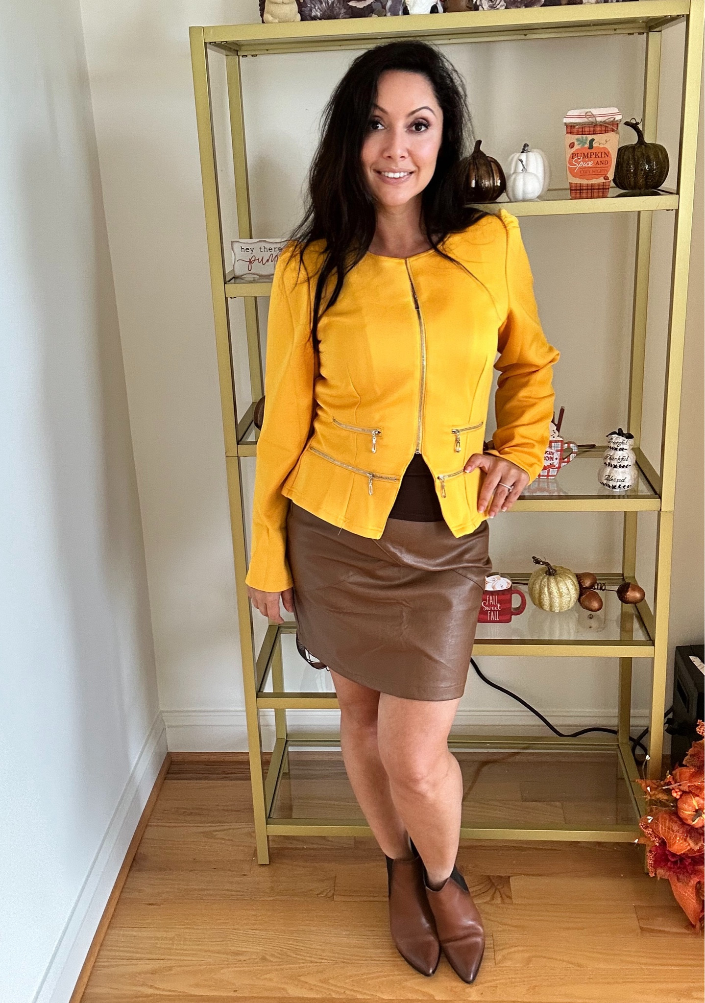 Feeling golden and grounded today. Channeling those harvest hues of fall with my outfit of the day! And that yellow is just a sunshine on the cloudy fall day! 🍂✨ #AutumnVibes #FashionForward"
#BoldAndBright #StyleStatement"
 #FallFashion #ChicAndCozy"#LTKBacktoSchool 

#LTKSeasonal #LTKFindsUnder50