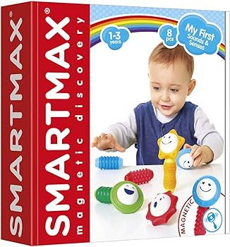 SmartMax My First Sounds & Senses Magnetic Discovery Building Kit for Ages 1+ | Amazon (US)