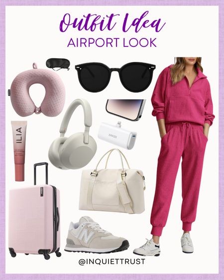 Here's a comfy yet stylish outfit inspo that you can copy for your next vacation trip!
#casuallook #travelfashion #capsulewardrobe #airportoutfit

#LTKSeasonal #LTKstyletip #LTKbaby