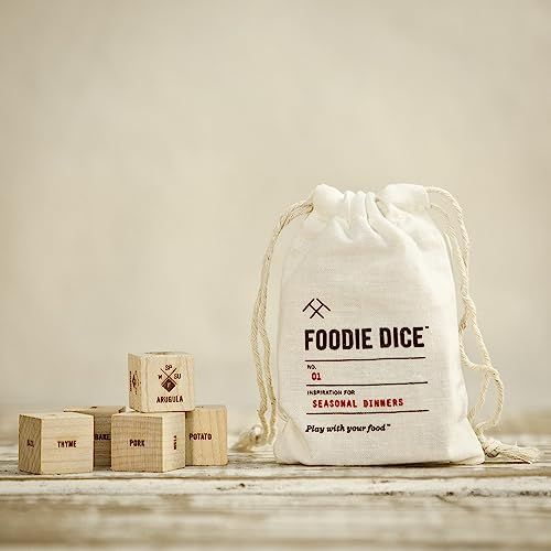 Foodie Dice® No. 1 Seasonal Dinners (pouch) // Foodie gift, Christmas gift, cooking gift, stocki... | Amazon (US)