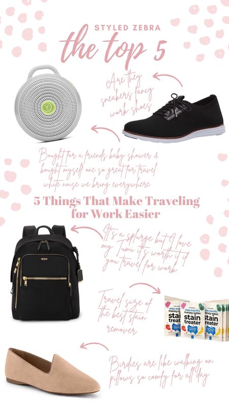 Five things that make traveling for work easier 

#LTKunder100